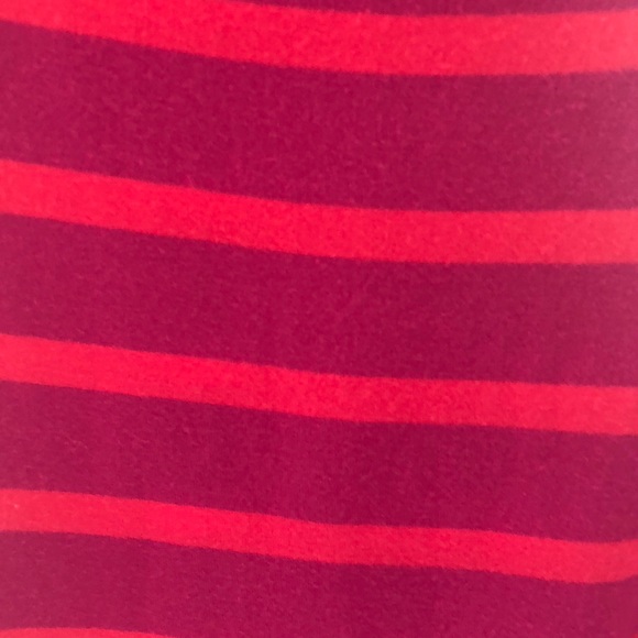 Bright Pink and Orange / Red Stripped Sundress - Picture 4 of 4